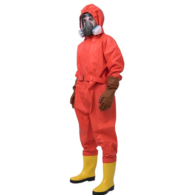 Semi-enclosed light  type chemical suit clothing