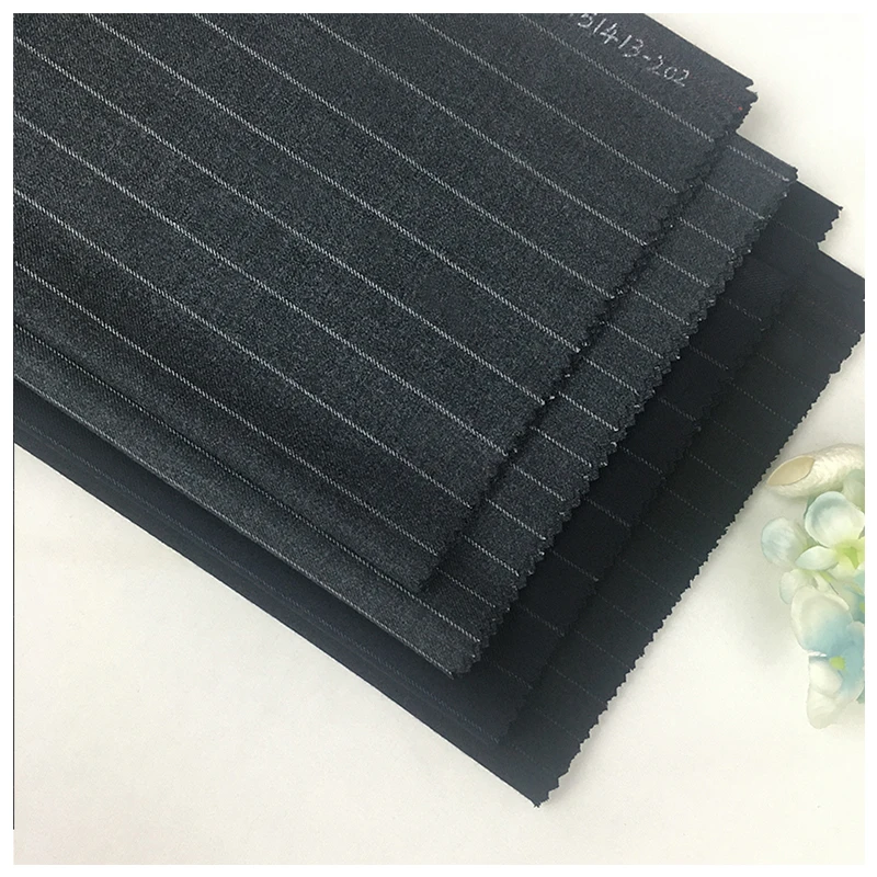 M51413# Wholesale high quality worsted plain black cashmere suit fabric wool italy for clothing