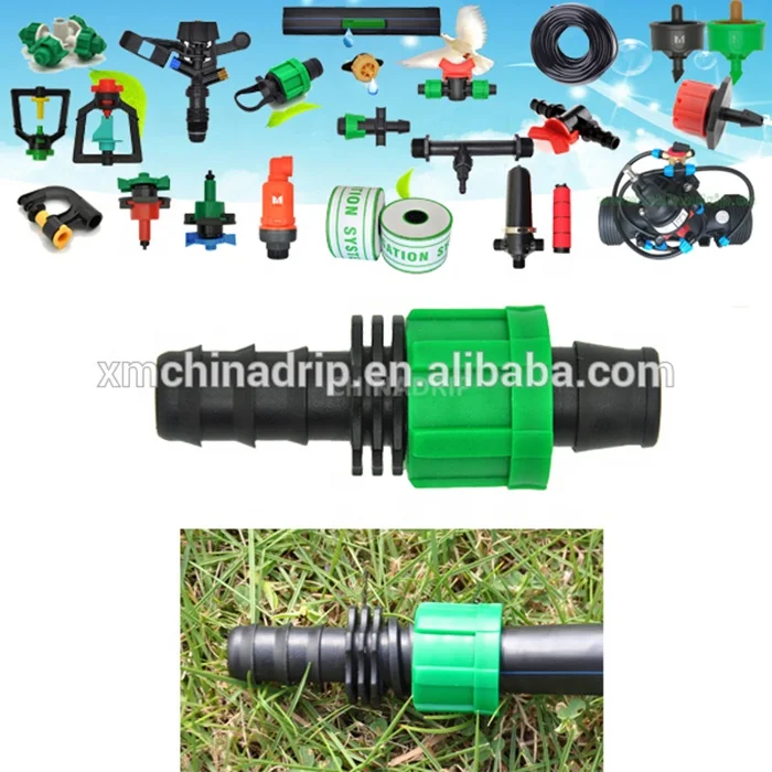 Plastic Material Irrigation Fittings Drip Tape Fittings for Farm System and Drip Irrigation System