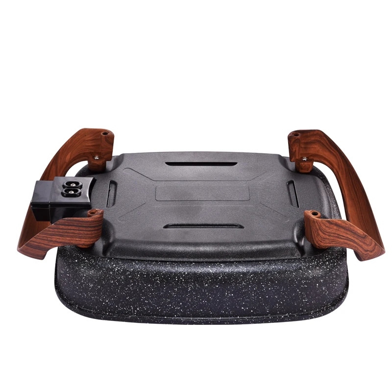 Factory cheap price 40x30cm nonstick multifunction electric cooking pan