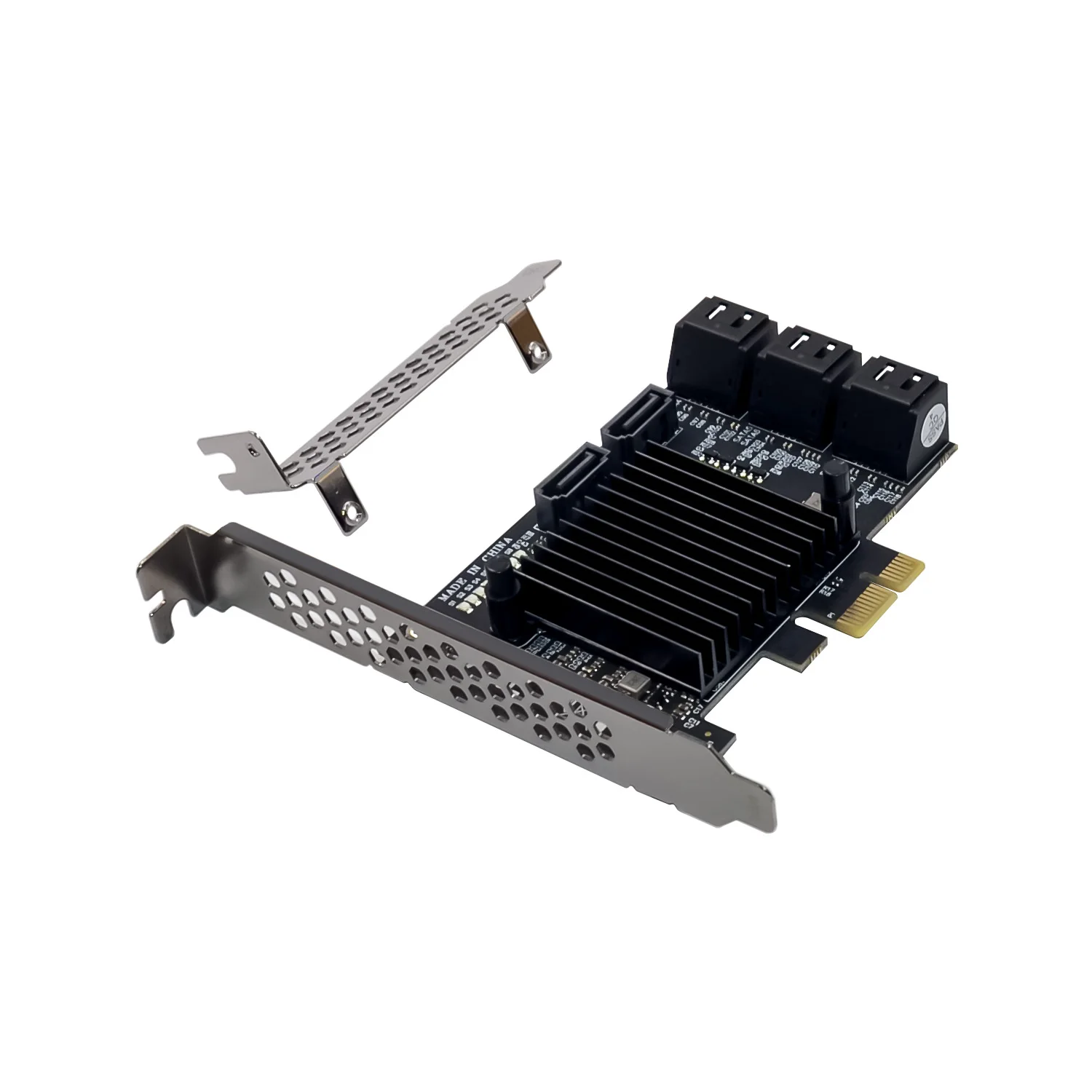 Фабрика Горячая Распродажа PCIe x4 SATA 3,0 карты расширения PCIe SATA 8-портовый Marvell 88SE9215 PCI-E SATA3 переходная карта