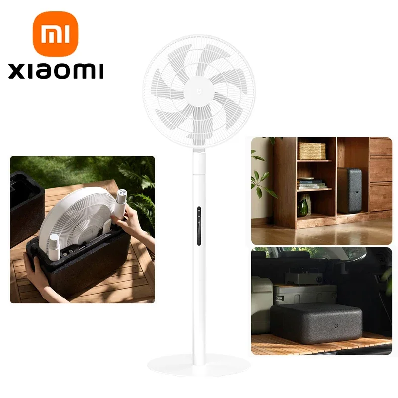 MIJIA Pro выдвижной домашний перезаряжаемый Кондиционер Электрический Напольный Настольный кулер вентиляторы постоянного тока инверторный напольный вентилятор