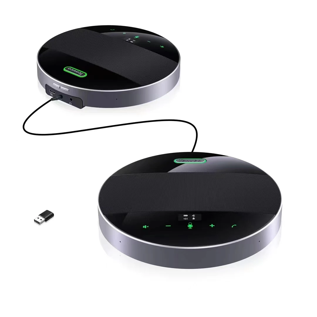 Smart Microphone TEVO-M5BEX USB/Bluetooth/Wireless/3.5mm Jack  Omni-directional Video Conference Speakerphone Conference Systems