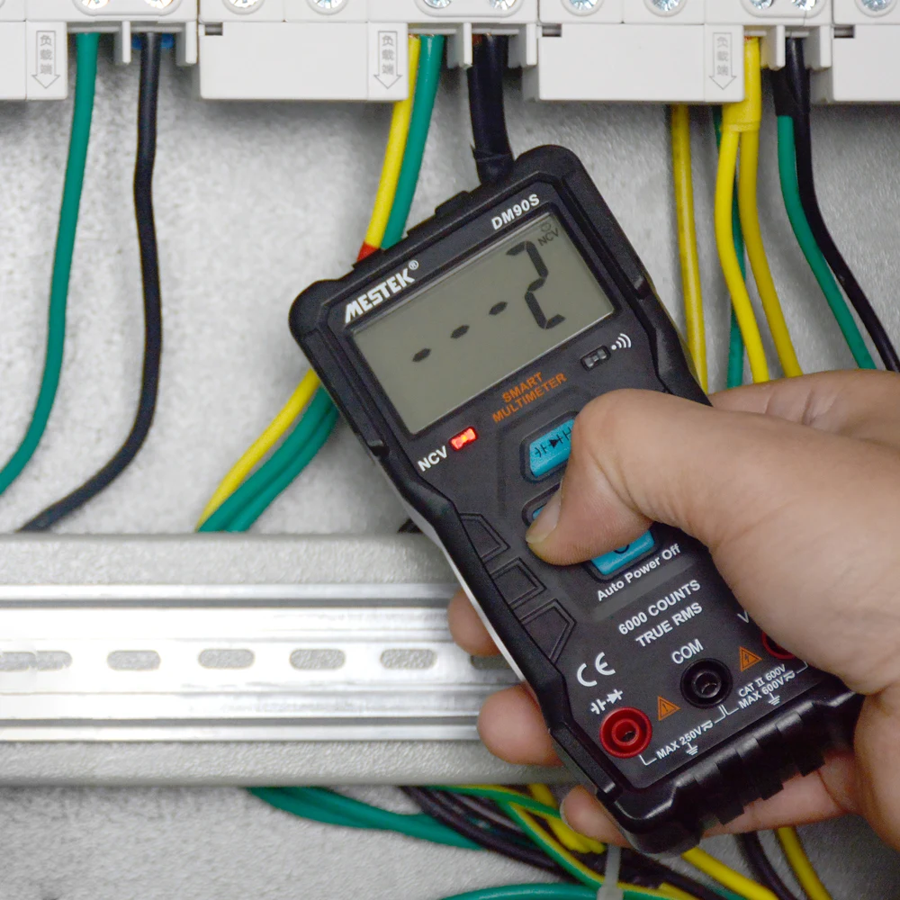 new product ideas Mestek Smart  Multimeter 6000 Counts  DM90S 600V/10A Voltage Current Resistance Multimeters Tester