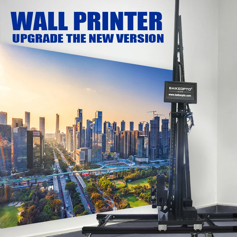 3D 7 Color UV Wall Printer Machine with DX7 Print Head