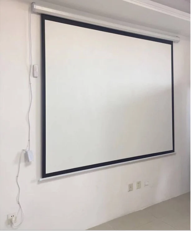 Высокое качество матовый белый материал Открытый Проектор моторизованный 120-дюймовый проекционный экран