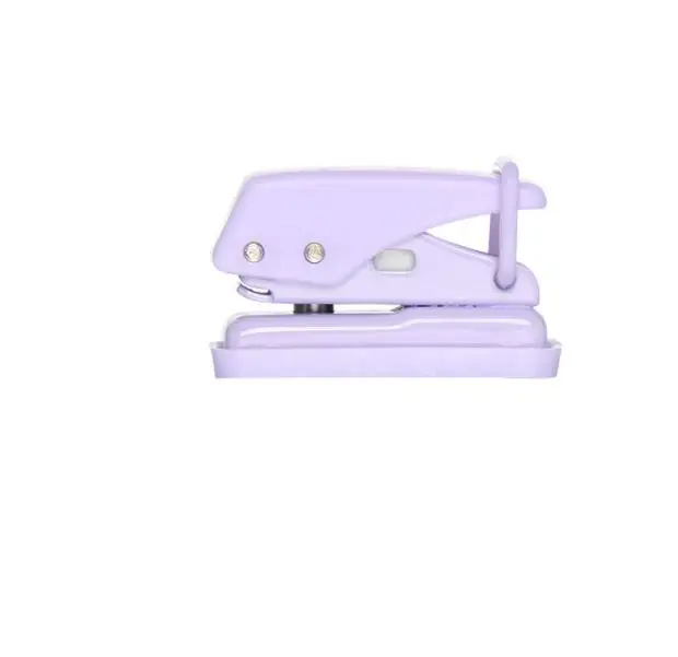 High Quality Macaron Single Hole Puncher Round Hole Puncher Office School Stationery