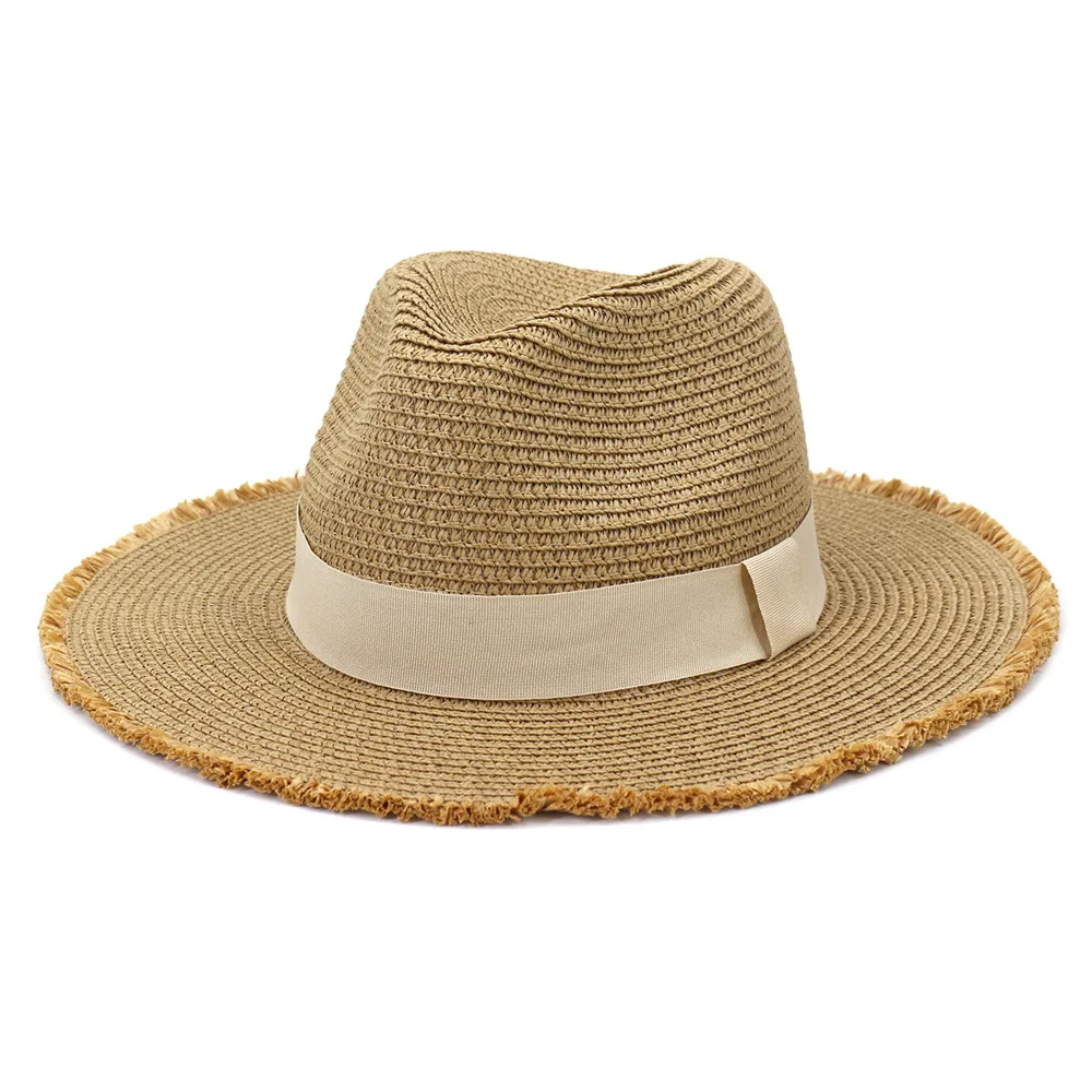 New Style 2022 Four Colors Beach Straw Hats Sun Block Fashion Colors Summer Autumn Men Women Unisex Outdoor Hats