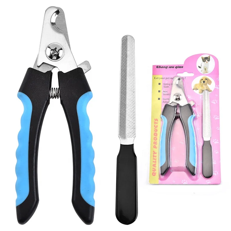 Pet Nail Clipper Cutter Scissors Set Stainless Steel Grooming Clippers Professional Dog Nail Clipper