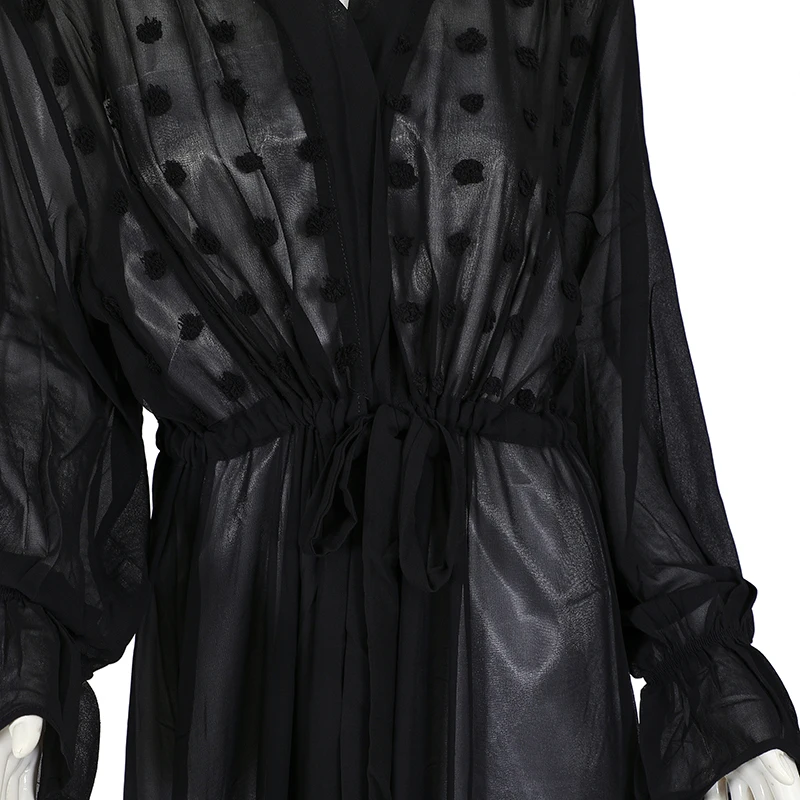 Islamic clothing women open abaya turkish islamic cardigan robe slim fit wholesale open women muslim long dress dubai