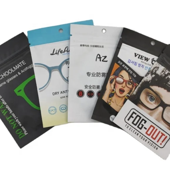 
Wholesale Custom Individually Wrapped Dry Antifog Soft Microfiber for Sunglasses cloth 