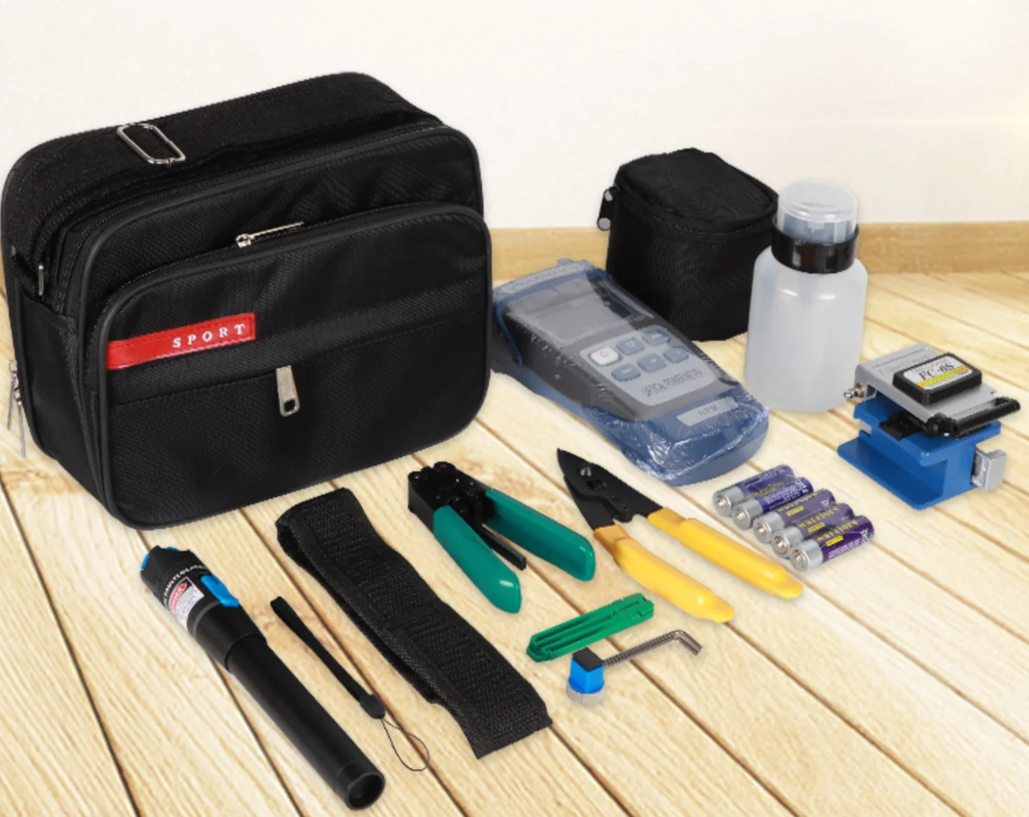 FTTH Fiber Optic Cable Construction Kits Cable Fusion Splicing /Splice Tools Kits