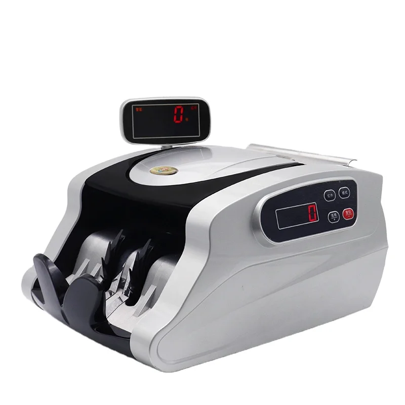 Silvery Widely Used Electronic Denominations Money Counting Machine