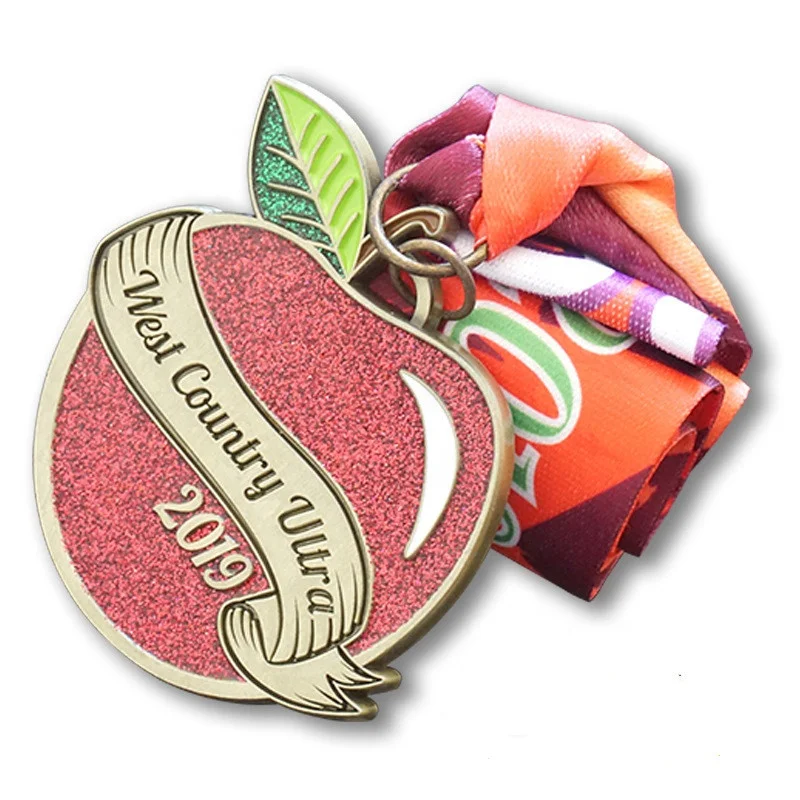 China Manufacture Wholesale Custom Metal Award Medal Marathon Running Trophies Sport Medal No Minimum Order