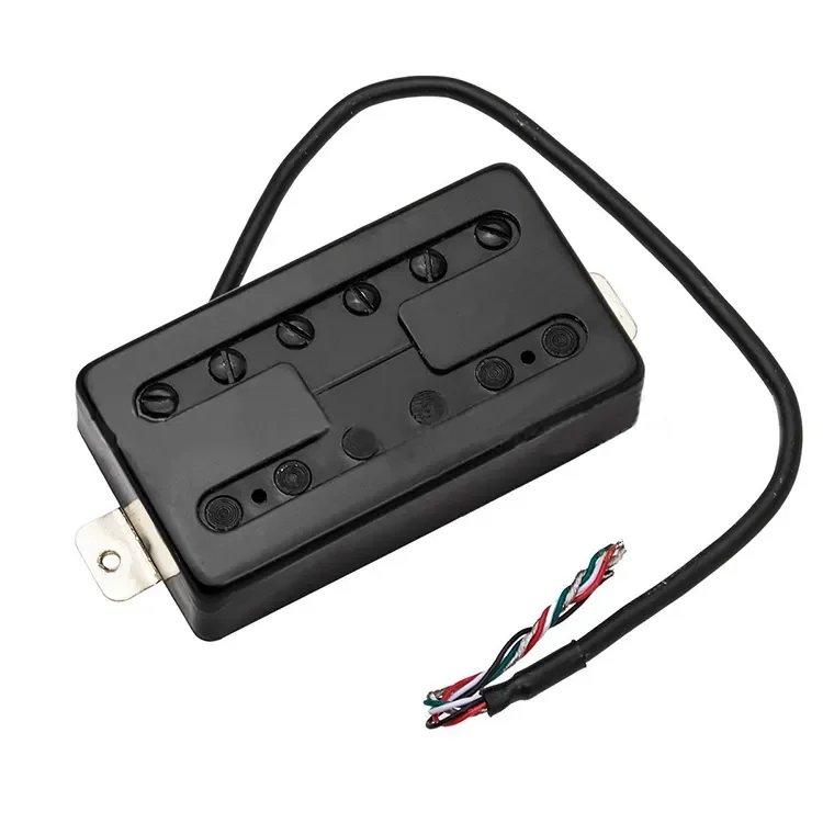 Alnico 5 Magnet H style Wax-potted LP humbucker electric guitar pickups with black bobbin
