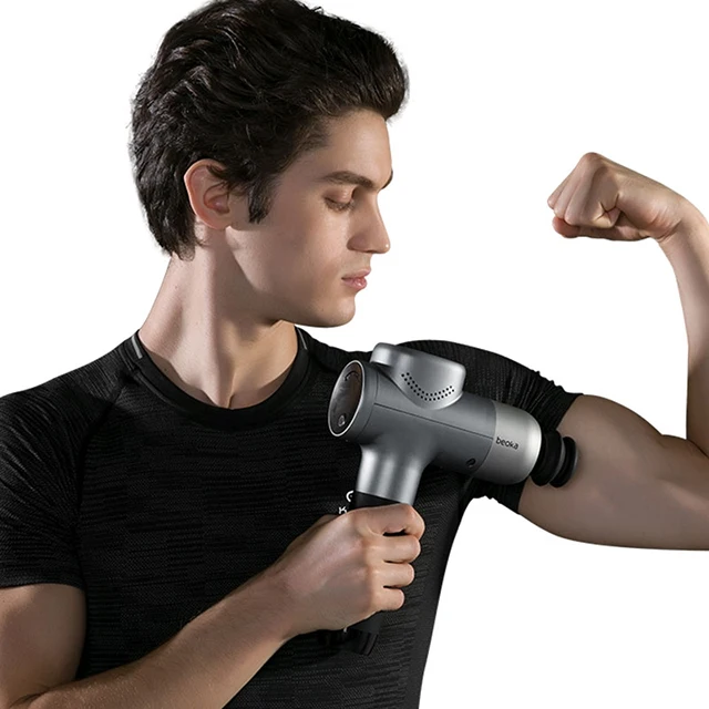 
Electric Booster Impulse Percussion Deep Tissue Vibration Body Muscle Massage Gun Dropshipping Best Cordless Handle Sports 