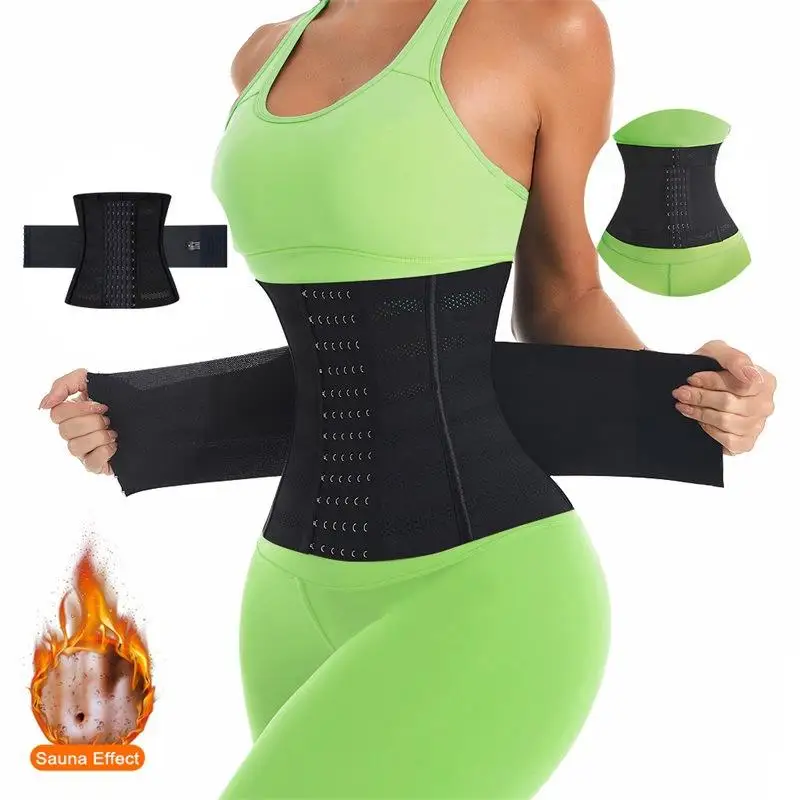 Latex Women Plus Size Belly Girdle Tummy Control Waist Trimmer Cincher Corset Wrap Belt Waist Trainer Shaper Shapewear