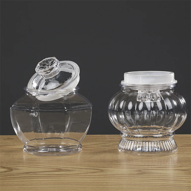 wholesale large size kitchen glass cookie jar candy storage jar containers with glass cork