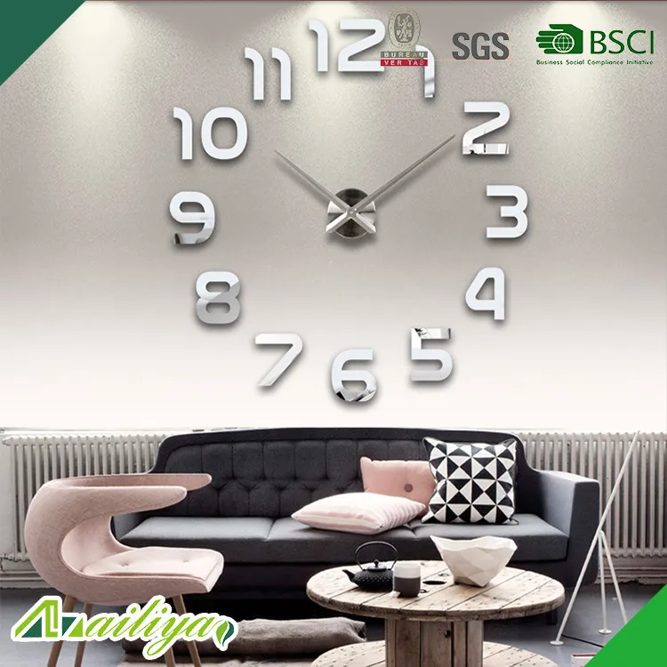 Environmentally Friendly Factory Production Widely Used Custom Sofa Wall Mirror Sticker