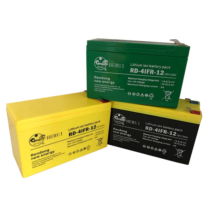 Factory Price Gate Motors Alarms Lithium Bateria 12V 12Ah Lithium Ion LifePO4 Battery 12V 6ah 7AH for UPS