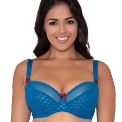 sexy bra 32-40GHIJKLMNO cup Thin bra with steel ring plus size womens bra underwear lace  custom full up