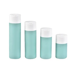 Best Price 100ml 150ml 200ml 250ml HDPE Flat Shoulder Lotion Shampoo Bottle With Disc Top Cap/Press cap