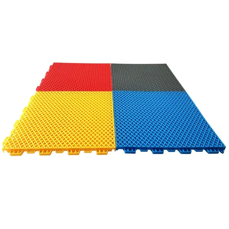 Portable Outdoor Basketball Court Flooring plastic basketball court floor interlocking floor tiles