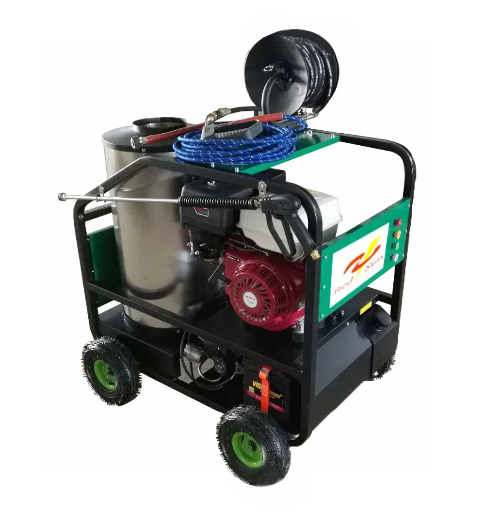 gasoline engine hot water Oil Stain, rust removal cleaning machine car detailing high pressure cleaner