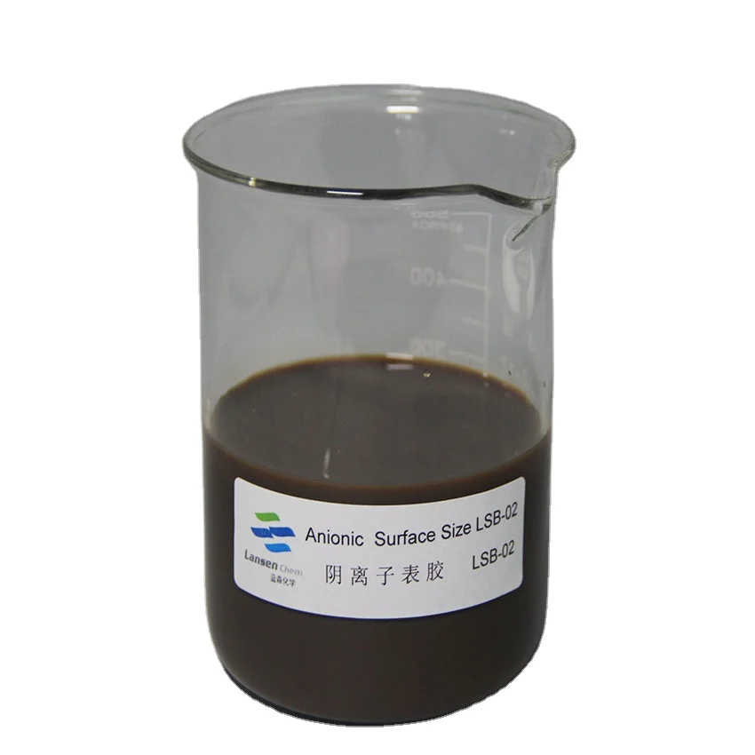 Styrene acrylic acid cationic surface sizing agent for packaging paper/paper chemicals