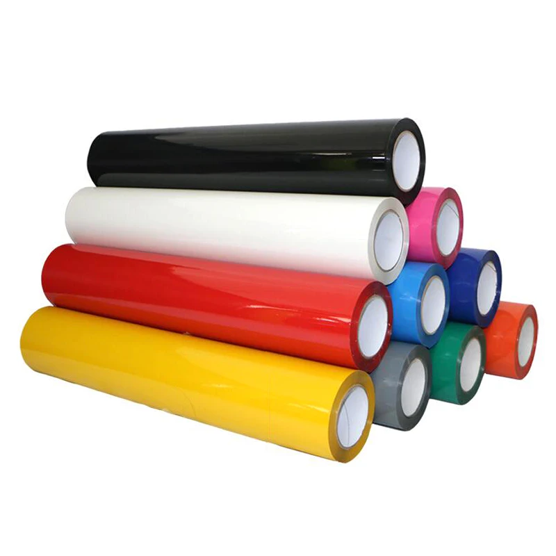 customize printing vinyl heat transfer PVC vinyl film flex for plotter cut