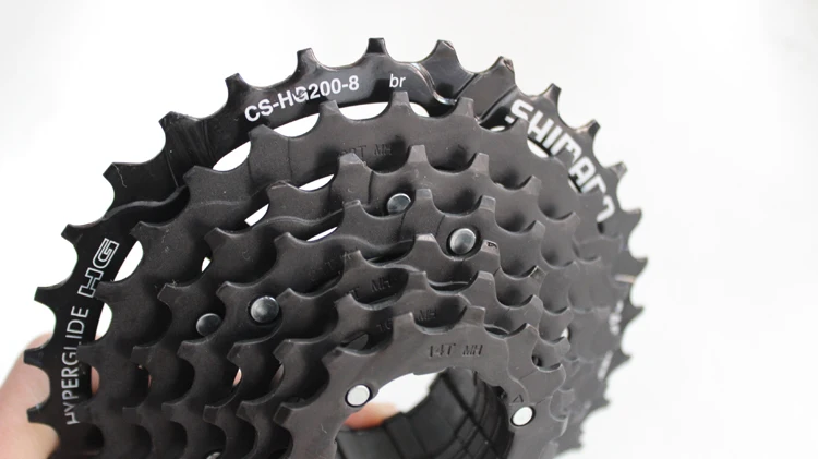 
CS-HG200-8 flywheel 8 speed / 24 speed mountain bike card flywheel 12-32T black brand new original 