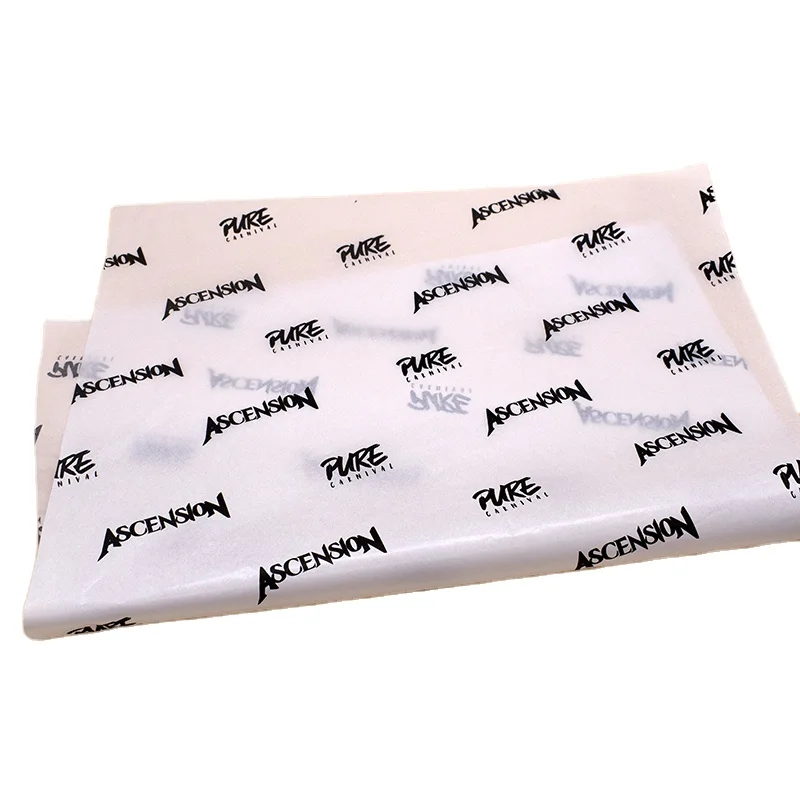 2021 New Products Food Wrapping Paper Custom Printed Greaseproof Wax Paper Food Grade Papers
