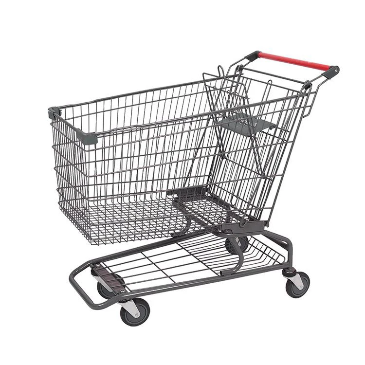 High Quality American Supermarket Shopping Trolley Supermarket Shopping Trolley Carts