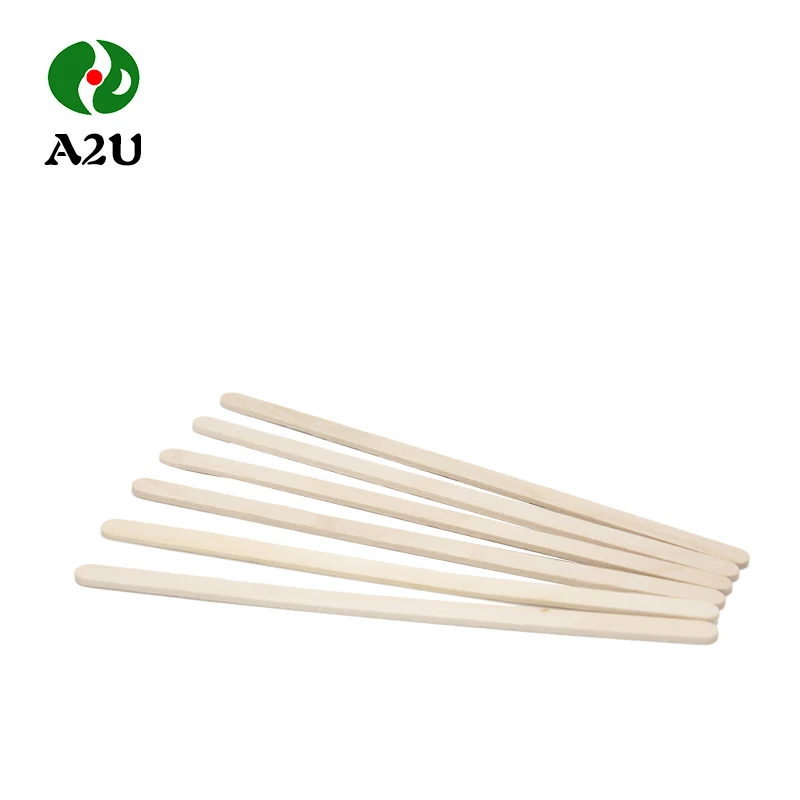 Chinese Factory Wholesale Natural Birch Wooden  Coffee Stirrer Sticks Cheap