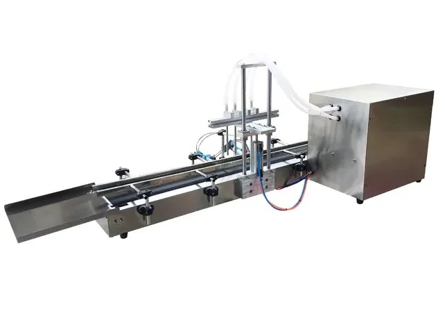KAPACK 4 Head Magnetic Pump Liquid Filler 2/4/6/8/10 Nozles Customized Small Electric Liquid Filling Machine With Conveyor Belt