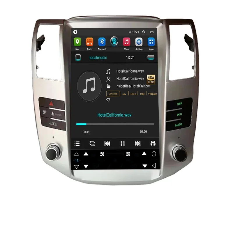 11.8' Android 11 Tesla Car Video For Lexus RX300 RX330 RX350 RX400H Stereo Radio GPS Navigation Support Carplay 360 View Camera