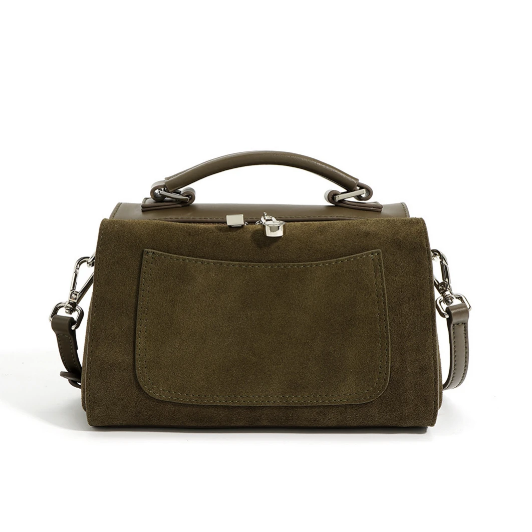 Soft cowhide handbag for women Autumn and winter new luxury genuine leather shoulder bag Ladies crossbody bag