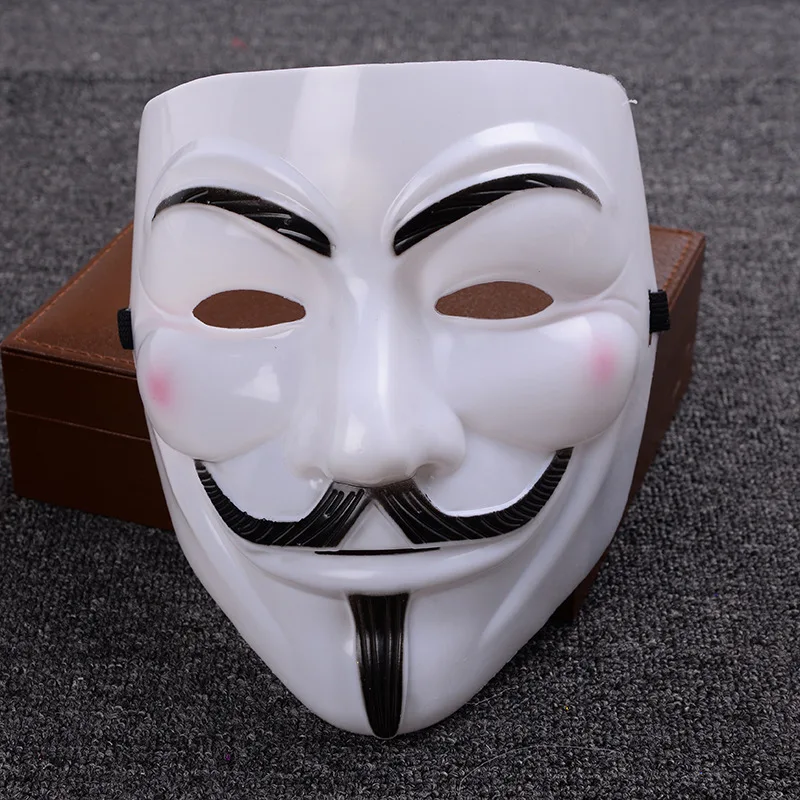 Halloween Party Masks Cheap Plastic V for Vendetta Masks