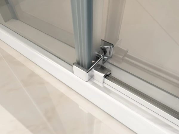 High Quality Hotel Sliding Bypass Frameless Glass Shower Door