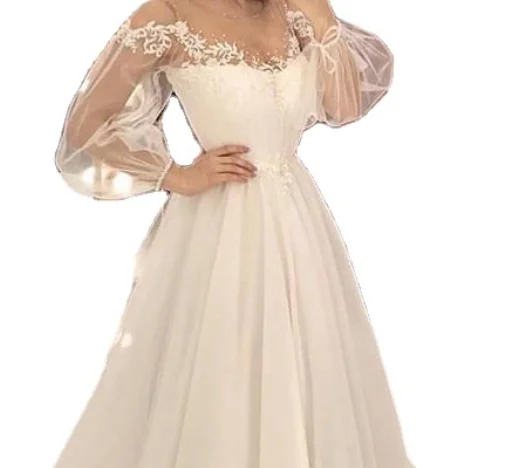 Официальное вечернее бальное платье, сексуальное кружевное прозрачное свадебное платье для женщин