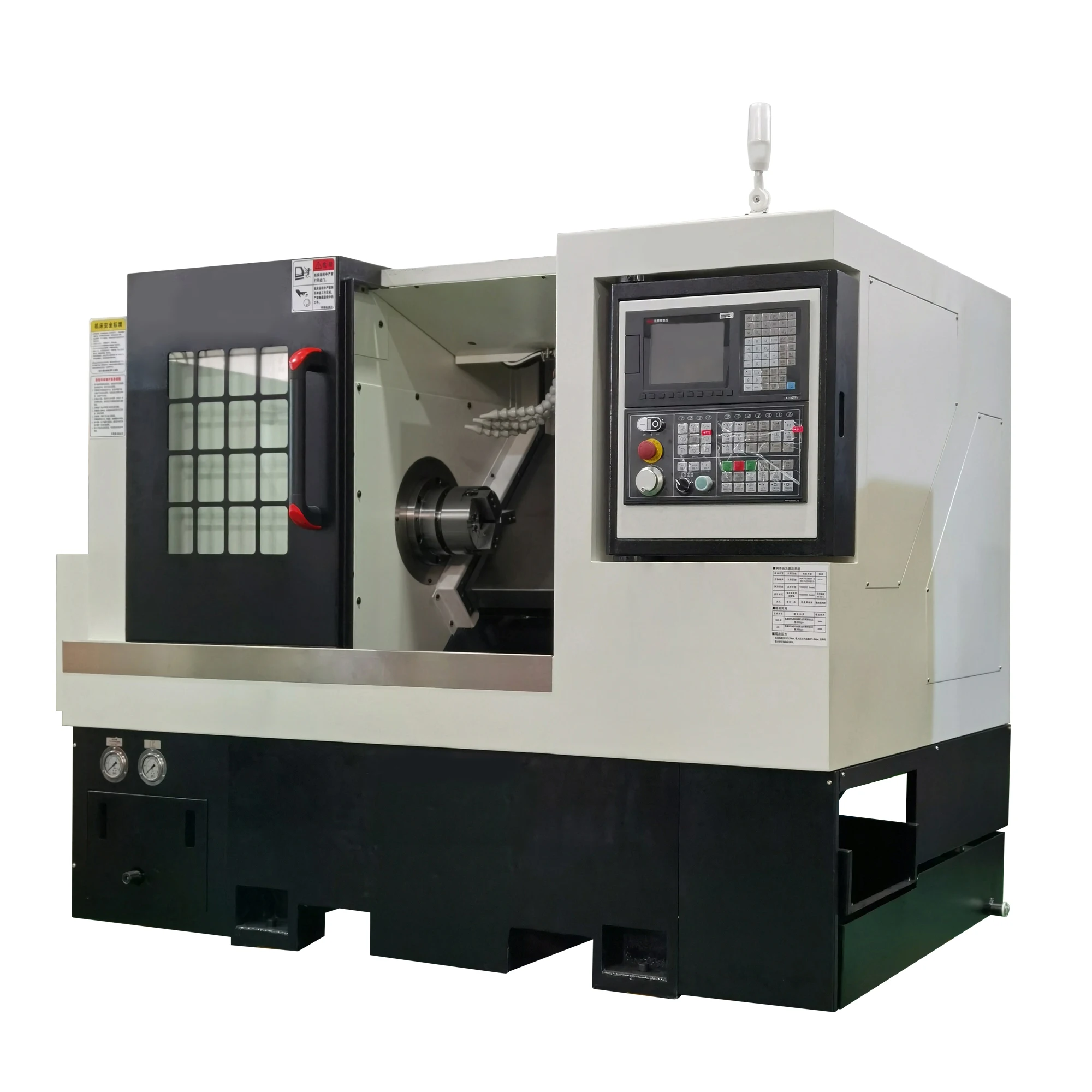 Hot Selling Mini CNC Lathe Machine 3Axis Slant Bed Vertical Type Single Light Duty New Technology Automatic Horizontal Motor