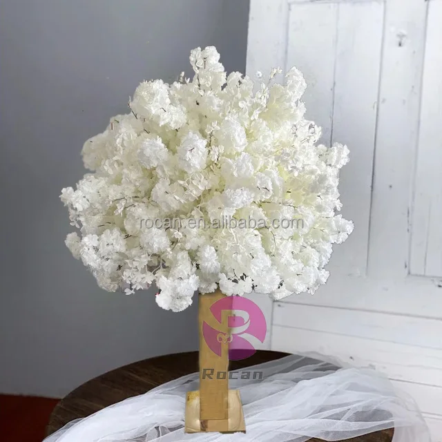 Artificial Flower Rose Arrangement Wed Decor Flower Wedding Centerpieces Large White Flower Ball