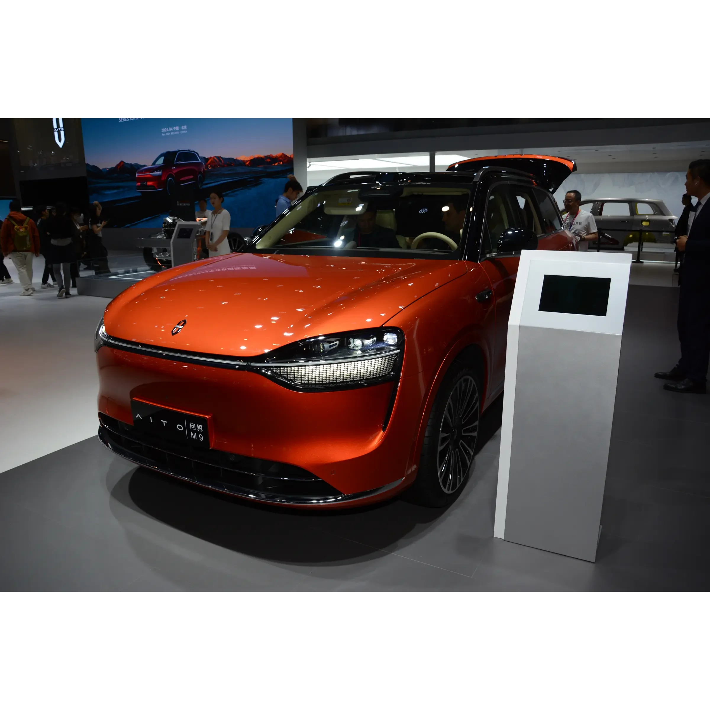 Luxury 2024 Hua-wei Aito M9 Auto Electric SUV Car PHEV Wenjie M9 Hybrid First Look Seres Aito M9 Hydrid Hybrid Vehicle