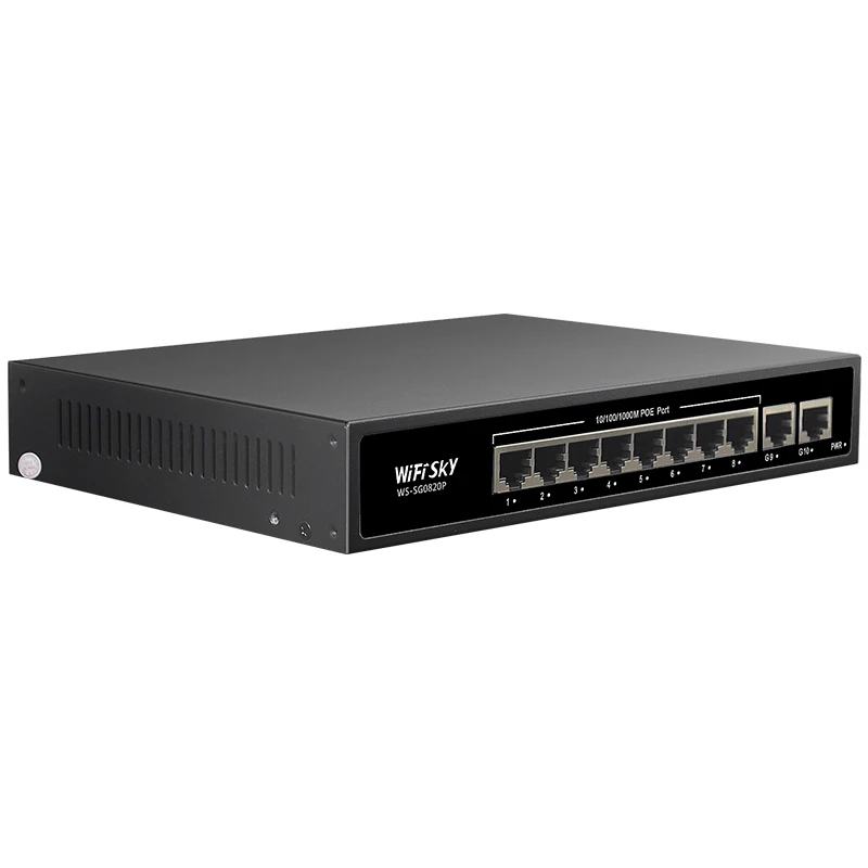 WiFiSKY CF--SG0820P 100M Unmanaged Industrial Network Reverse 8 Port POE switch