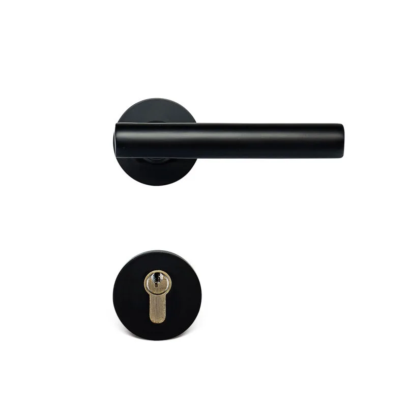 Hot sale Brass Style Gold Color internal Door level Handles