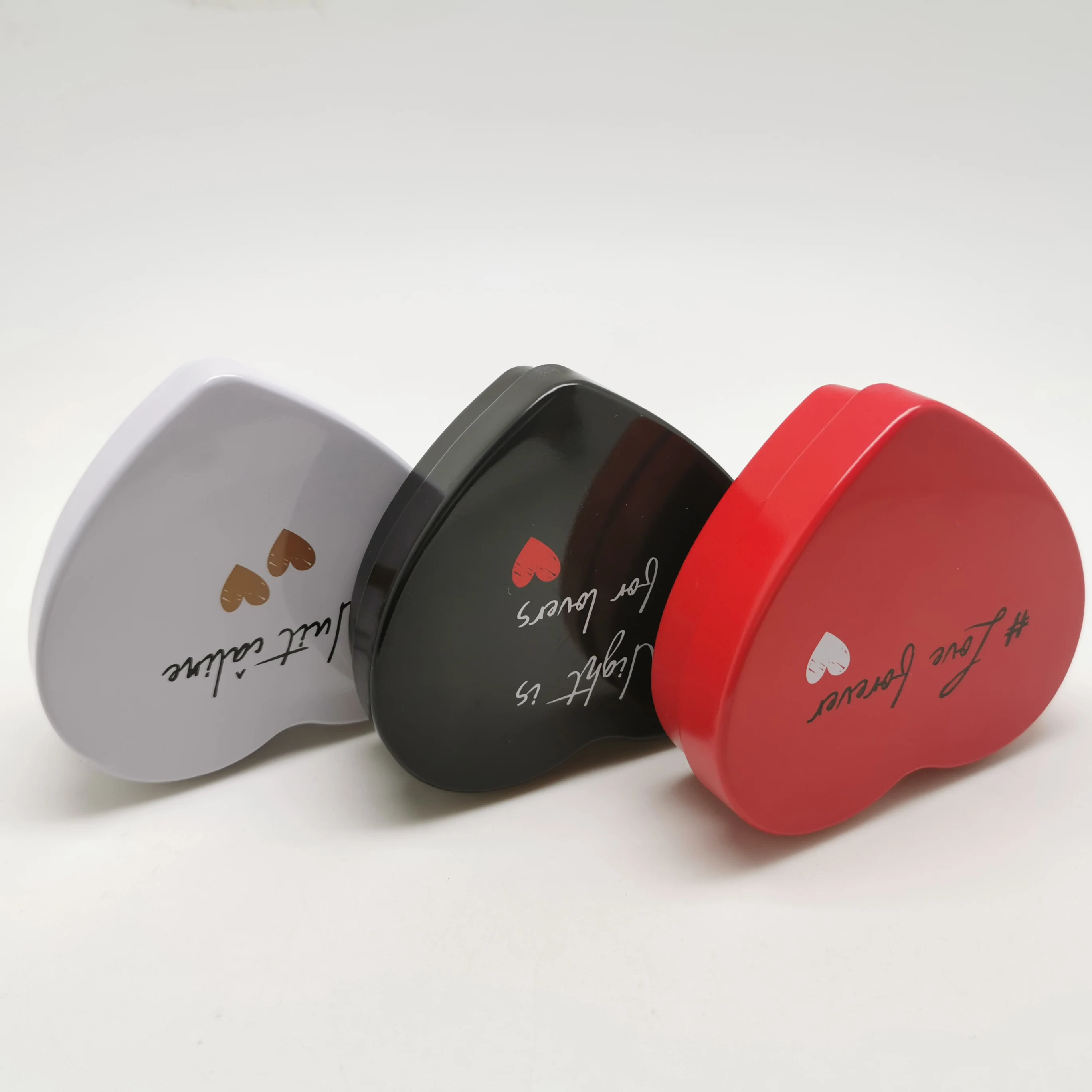 Rectangle Gift Box Christmas Heart Shape Tinplate Box Metal Tin Can Manufacturer