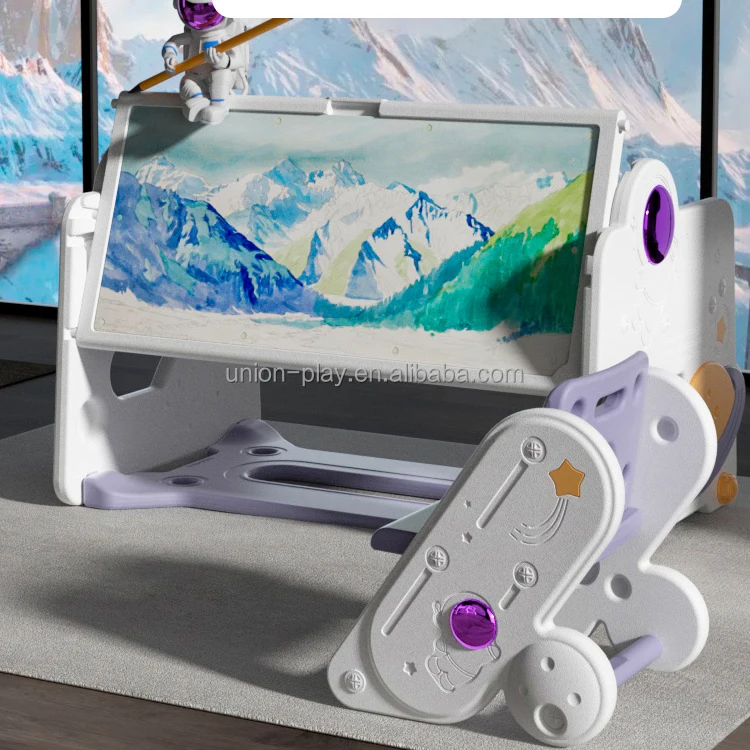 Kids Activity Play Tables with Storage Box Chair Multi Building Block Study Table Desk Toys Set for Toddlers Boys Girls Playroom