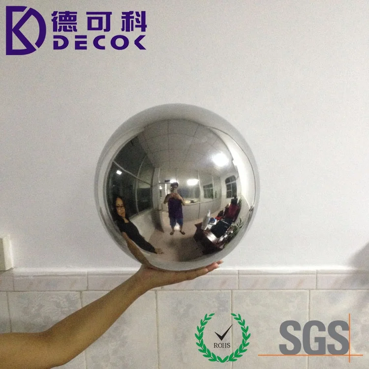 decorative brush 500mm stainless steel sphere / large garden decorative metal ball