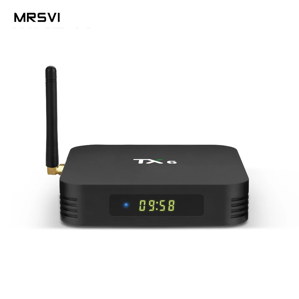 ТВ-приставка Tx6 H6, четырехъядерный, 2,4G/5G, двухдиапазонный, wifi, Android 9,0, Tanix Tx6, 4 Гб, 32 ГБ, TX6, Allwinner H6, Android