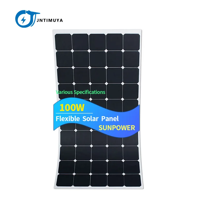 JNTIMUYA Portable solar energy mobile charger 60W 80w 100w 120w sunpower flexible solar panels for battery solar foldable panel